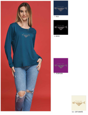 Damen-S/L-T-Shirt DT3710 Tellini S.R.L. Großhandelskleidung