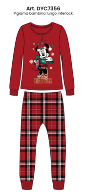 WEIHNACHTSPYJAMAS FÜR MÄDCHEN M/L DYC7356 Tellini S.R.L. Großhandelskleidung