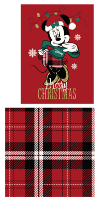 PIGIAMA NATALE BAMBINA M/L DYC7356 Ingrosso CARTOONS Tellini S.r.l.