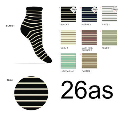 CALZINO CORTO DONNA EASY Ingrosso ENRICO COVERI Tellini S.r.l.