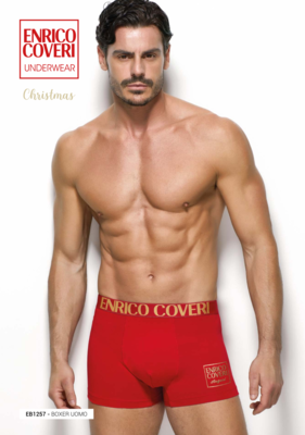 BOXER UOMO EB1257 NATALE Ingrosso ENRICO COVERI Tellini S.r.l.