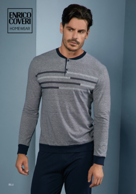 Pigiama Estate Uomo YIMAISZQ – Maglia E Pantaloni Corte Manica, Poliestere, Taglie Grandi Fino A 3XL - 3