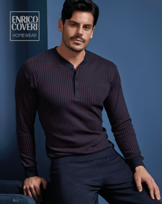 PIGIAMA UOMO M/L EP2137 Tellini S.r.l. Ingrosso Abbigliamento