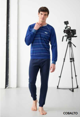 PIGIAMA UOMO M/L EP2191 Tellini S.r.l. Ingrosso Abbigliamento