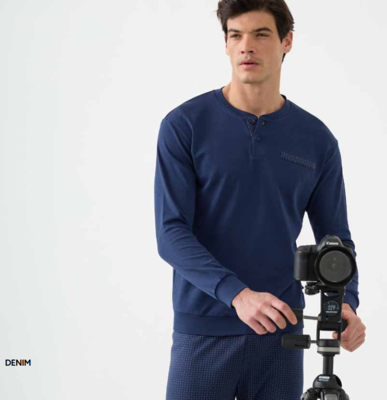 PIGIAMA UOMO M/L EP2202 Ingrosso ENRICO COVERI Tellini S.r.l.