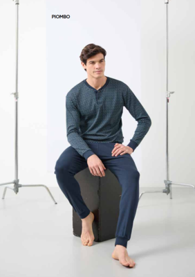 PIGIAMA UOMO M/L EP2206 Ingrosso ENRICO COVERI Tellini S.r.l.