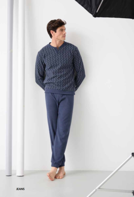 PIGIAMA UOMO M/L EP2216 Tellini S.r.l. Ingrosso Abbigliamento