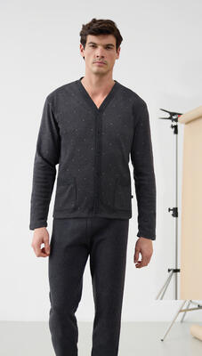 PIGIAMA APERTO UOMO M/L EP2229 Tellini S.r.l. Ingrosso Abbigliamento