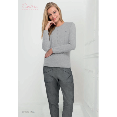 PIGIAMA DONNA M/L EP4061 Tellini S.r.l. Ingrosso Abbigliamento