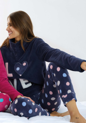 DAMENPYJAMAS M/L EP6236 Tellini S.R.L. Großhandelskleidung