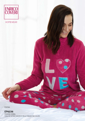 PIGIAMA DONNA M/L EP6236 Ingrosso ENRICO COVERI Tellini S.r.l.