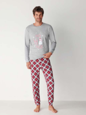 PIGIAMA UOMO M/L EPU04 NATALE Ingrosso Intimo Tellini S.r.l.