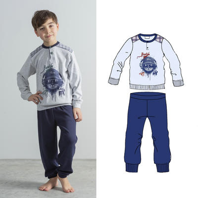 PIGIAMA BAMBINO M/L F20024 Tellini S.r.l. Ingrosso Abbigliamento