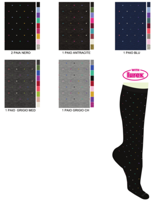 CALZINO CORTO DONNA W061 FUN Tellini S.r.l. Ingrosso Abbigliamento