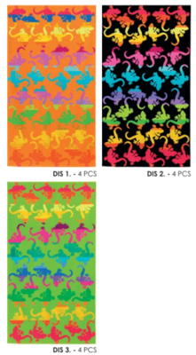 TELO MARE FANTASY GEKO 90X170 Ingrosso Tessile Casa Tellini S.r.l.