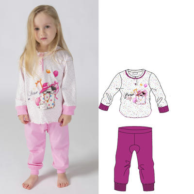 PIGIAMA NEONATA M/L G10004 Tellini S.r.l. Ingrosso Abbigliamento