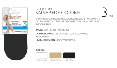 TRIS SALVAPIEDE DONNA G114841 Tellini S.R.L. Velkoobchodní oblečení