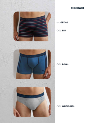 TRIS BOXER UOMO GB1342 Ingrosso Intimo Tellini S.r.l.