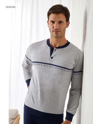 PIGIAMA UOMO M/L GP1146 Ingrosso IL GRANCHIO Tellini S.r.l.