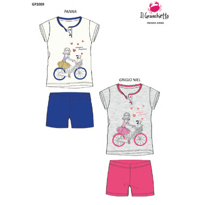 PIGIAMA BAMBINA M/M GP2009 Tellini S.r.l. Ingrosso Abbigliamento