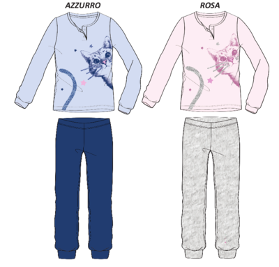 PIGIAMA BAMBINA M/L GP2025 Tellini S.r.l. Ingrosso Abbigliamento