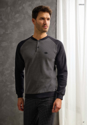 PIGIAMA UOMO M/L GP2104 Tellini S.r.l. Ingrosso Abbigliamento