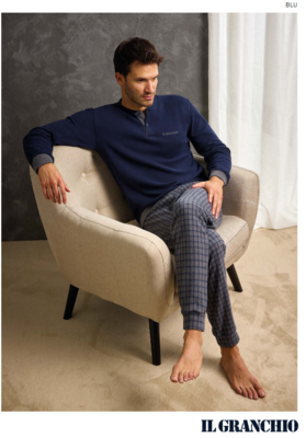 PIGIAMA UOMO M/L GP2107 Ingrosso IL GRANCHIO Tellini S.r.l.