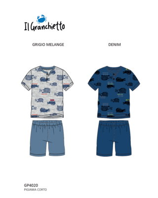 PIGIAMA BAMBINO M/M GP4020 Tellini S.r.l. Ingrosso Abbigliamento
