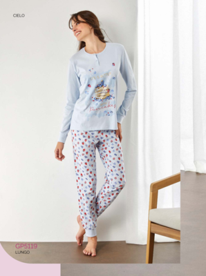 PIGIAMA DONNA M/L GP5119 Tellini S.R.L. Veleprodajna odjeća