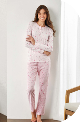 PIGIAMA DONNA M/L GP5123 Tellini S.R.L. Veleprodajna odjeća