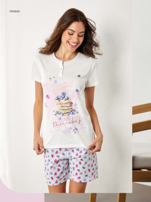 PIGIAMA DONNA M/M GP5131 Tellini S.r.l. Ingrosso Abbigliamento