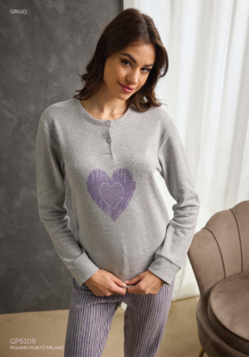 PIGIAMA DONNA M/L GP6109 Ingrosso Intimo Tellini S.r.l.