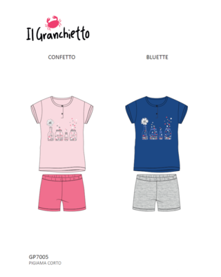 PIGIAMA BAMBINA M/M GP7005 Tellini S.r.l. Ingrosso Abbigliamento