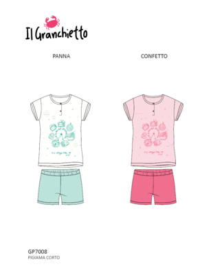 PIGIAMA BAMBINA M/M GP7008 Tellini S.r.l. Ingrosso Abbigliamento