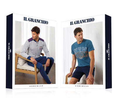 PIGIAMA UOMO M/M GP1163 Tellini S.r.l. Ingrosso Abbigliamento