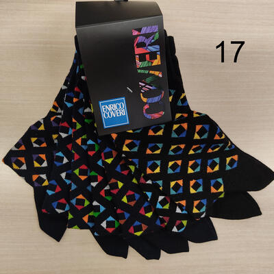 CALZINO CORTO UOMO HAPPY LINE Ingrosso ENRICO COVERI Tellini S.r.l.