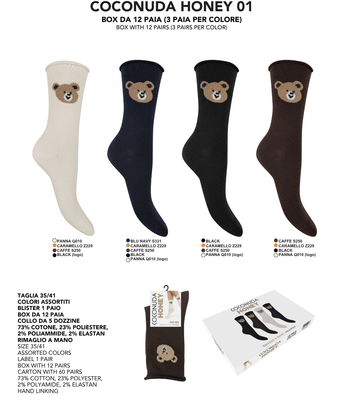 CALZINO CORTO DONNA HONEY Ingrosso Intimo Tellini S.r.l.