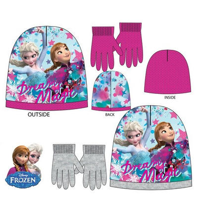 SET CUFFIA/GUANTI BAMBINA HS4339 Ingrosso DISNEY Tellini S.r.l.