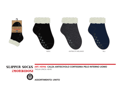 CALZINO ABS UOMO HS946 Ingrosso VIRTUS Tellini S.r.l.