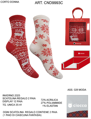 BIS CALZINO  DONNA CND9993C Tellini S.r.l. Ingrosso Abbigliamento