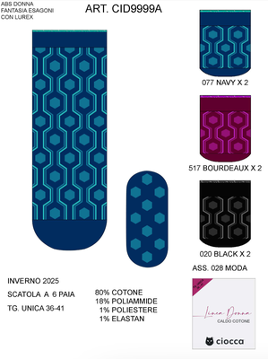 CALZINO ABS DONNA CID9999A Tellini S.r.l. Ingrosso Abbigliamento