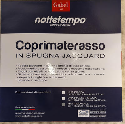 COPRIMATERASSO 2P COMFORT 175X200 Ingrosso GABEL Tellini S.r.l.