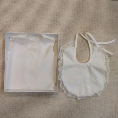 CAMICINA NEONATA 7046 + BAVETTA Tellini S.r.l. Ingrosso Abbigliamento