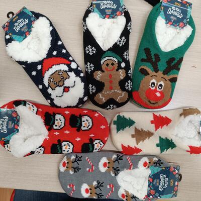 UNISEX WEIHNACHTS-PANTOFFEL Tellini S.R.L. Großhandelskleidung