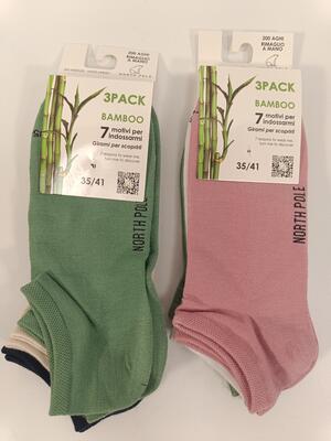 TRIS DAMEN-SNEEKOR MIT SOCKEN, BAMBOO 03 Tellini S.R.L. Großhandelskleidung