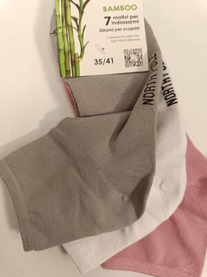 TRIS CALZINO QUARTER DONNA NPBAMBOO 04 Tellini S.r.l. Ingrosso Abbigliamento