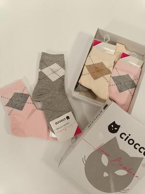 CALZINO CORTO BAMBINA CIK9959C Ingrosso CIOCCA Tellini S.r.l.