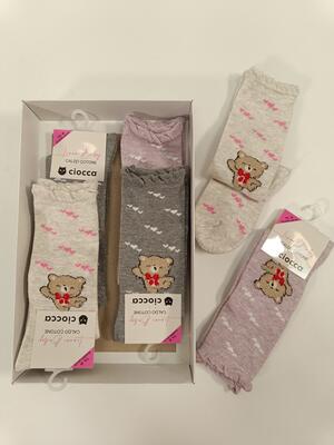 CALZINO LUNGO BAMBINA CIB9968L Tellini S.R.L. Großhandelskleidung