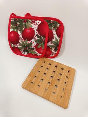 CONFEZIONE REGALO ACN9309 2PRESINE+SOTTOPENTOLA LEGNO Tellini S.R.L. Velkoobchodní oblečení