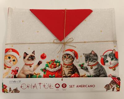 NATALE SET AMERICANO+TOVAGLIOLO CHATUL Tellini S.r.l. Ingrosso Abbigliamento